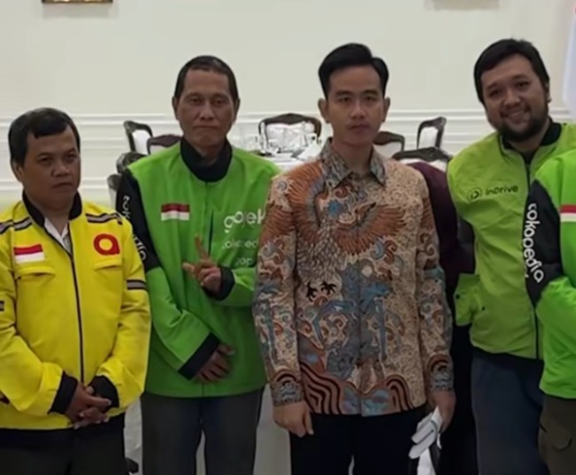 Pertemuan Wapres Gibran dengan Driver Ojol